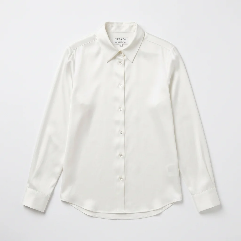 Blusa de Seda Blanca